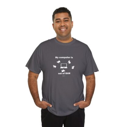 MY COMPUTER IS OUT OF RAM Unisex Heavy Cotton Tee - Image 206