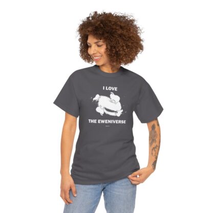 I LOVE THE EWENIVERSE Unisex Heavy Cotton Tee - Image 227