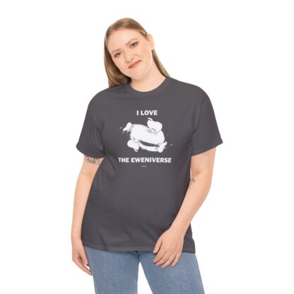 I LOVE THE EWENIVERSE Unisex Heavy Cotton Tee - Image 228