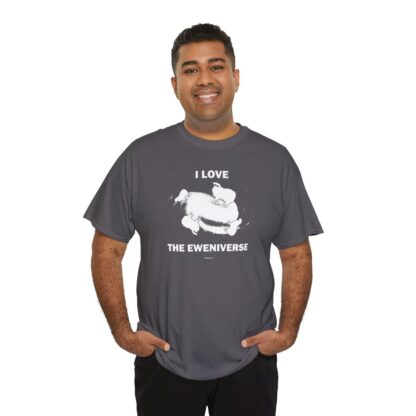 I LOVE THE EWENIVERSE Unisex Heavy Cotton Tee - Image 233