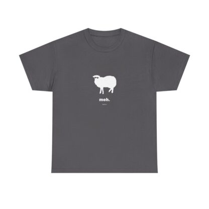 meh. Sheep Unisex Heavy Cotton Tee - Image 2