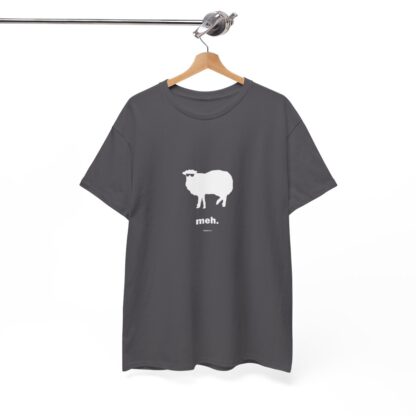 meh. Sheep Unisex Heavy Cotton Tee - Image 7