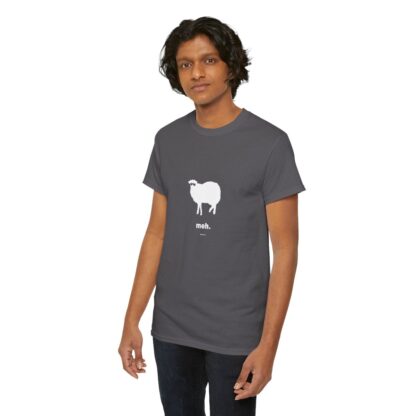 meh. Sheep Unisex Heavy Cotton Tee - Image 19