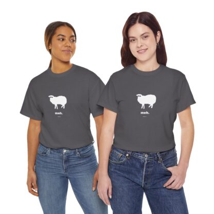 meh. Sheep Unisex Heavy Cotton Tee - Image 25