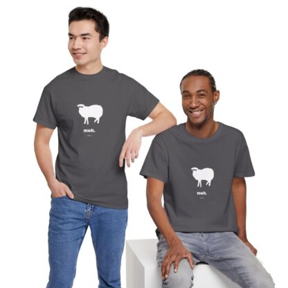 meh. Sheep Unisex Heavy Cotton Tee - Image 26