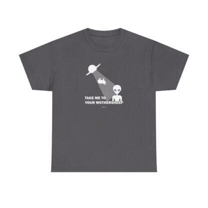 TAKE ME TO YOUR MOTHERSHEEP Unisex Heavy Cotton Tee - Image 2