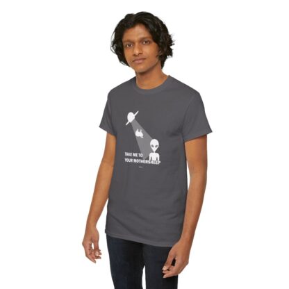 TAKE ME TO YOUR MOTHERSHEEP Unisex Heavy Cotton Tee - Image 19