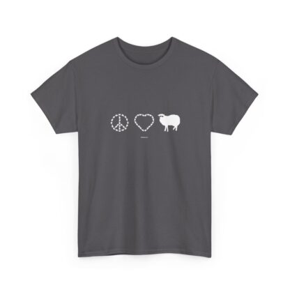 PEACE LOVE SHEEP Unisex Heavy Cotton Tee - Image 220