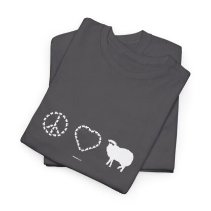 PEACE LOVE SHEEP Unisex Heavy Cotton Tee - Image 222