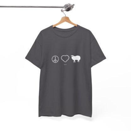 PEACE LOVE SHEEP Unisex Heavy Cotton Tee - Image 223