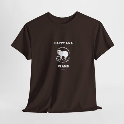 HAPPY AS A CLAMB Unisex Heavy Cotton Tee - Image 82