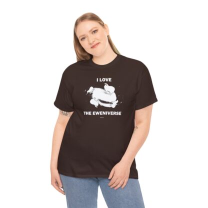 I LOVE THE EWENIVERSE Unisex Heavy Cotton Tee - Image 93