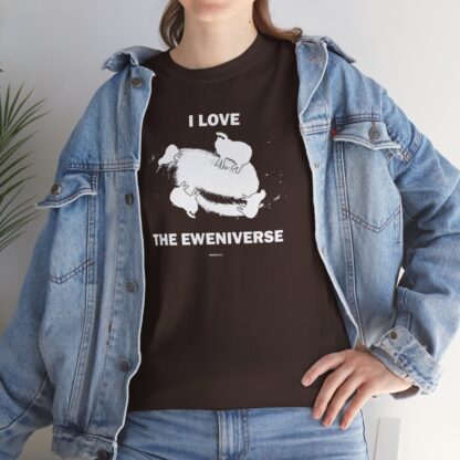 I LOVE THE EWENIVERSE Unisex Heavy Cotton Tee - Image 104