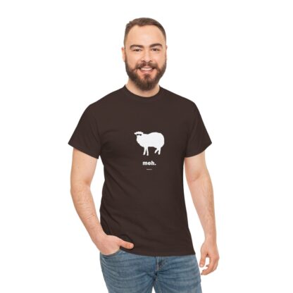 meh. Sheep Unisex Heavy Cotton Tee - Image 94