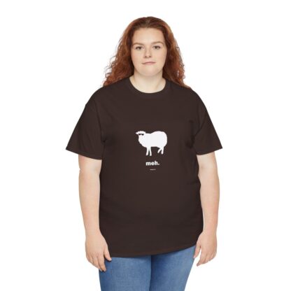 meh. Sheep Unisex Heavy Cotton Tee - Image 96