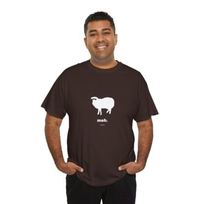 meh. Sheep Unisex Heavy Cotton Tee - Image 98