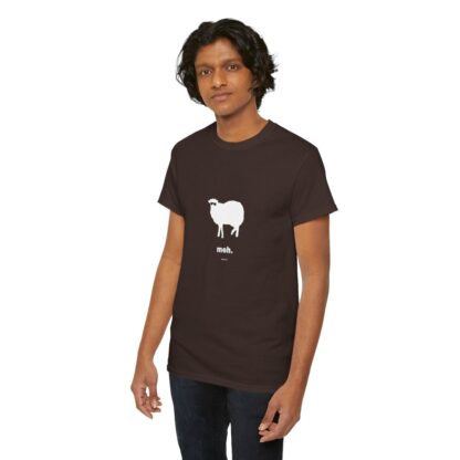 meh. Sheep Unisex Heavy Cotton Tee - Image 100