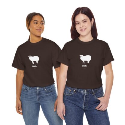 meh. Sheep Unisex Heavy Cotton Tee - Image 106