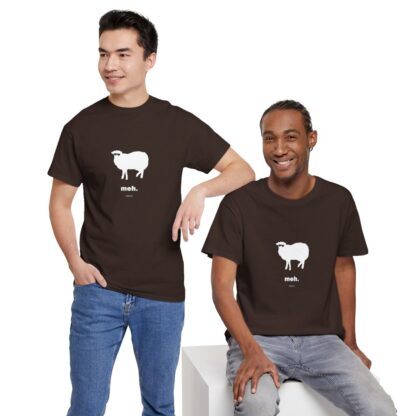 meh. Sheep Unisex Heavy Cotton Tee - Image 107