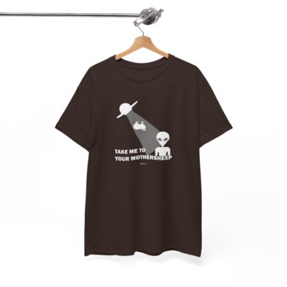 TAKE ME TO YOUR MOTHERSHEEP Unisex Heavy Cotton Tee - Image 88