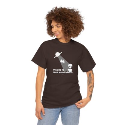 TAKE ME TO YOUR MOTHERSHEEP Unisex Heavy Cotton Tee - Image 92