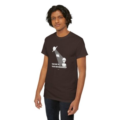 TAKE ME TO YOUR MOTHERSHEEP Unisex Heavy Cotton Tee - Image 100