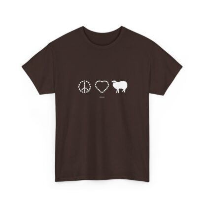 PEACE LOVE SHEEP Unisex Heavy Cotton Tee - Image 85