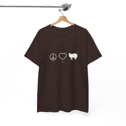 PEACE LOVE SHEEP Unisex Heavy Cotton Tee - Image 88