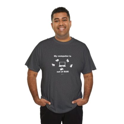 MY COMPUTER IS OUT OF RAM Unisex Heavy Cotton Tee - Image 152