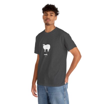 meh. Sheep Unisex Heavy Cotton Tee - Image 176