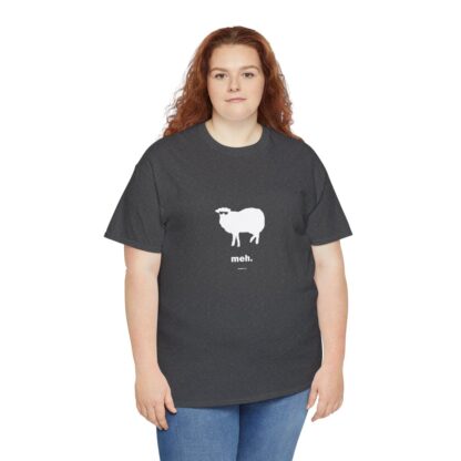 meh. Sheep Unisex Heavy Cotton Tee - Image 177