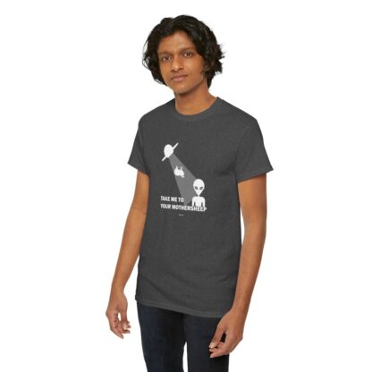 TAKE ME TO YOUR MOTHERSHEEP Unisex Heavy Cotton Tee - Image 181