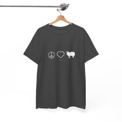 PEACE LOVE SHEEP Unisex Heavy Cotton Tee - Image 169