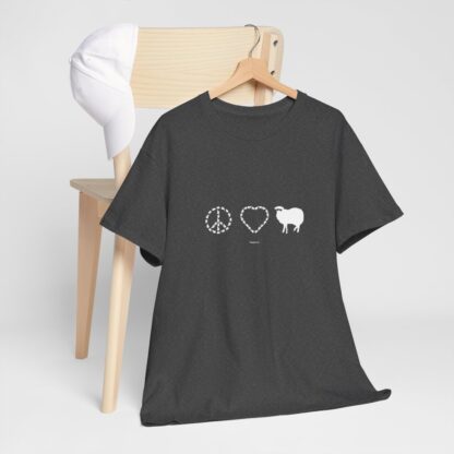 PEACE LOVE SHEEP Unisex Heavy Cotton Tee - Image 170