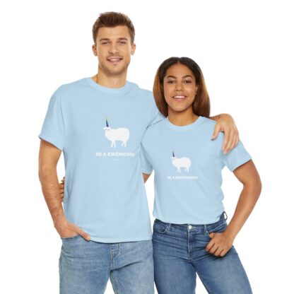 BE A EWENICORN Unisex Heavy Cotton Tee - Image 132