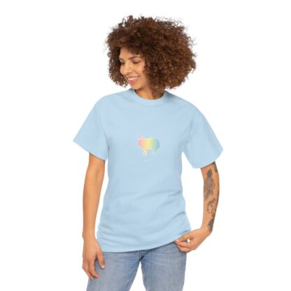 Cotton Candy Sheep Unisex Heavy Cotton Tee - Image 119