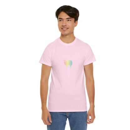 Cotton Candy Sheep Unisex Heavy Cotton Tee - Image 21