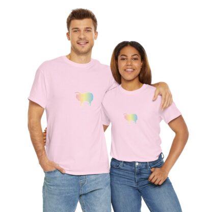 Cotton Candy Sheep Unisex Heavy Cotton Tee - Image 24