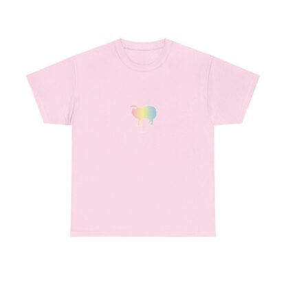 Cotton Candy Sheep Unisex Heavy Cotton Tee - Image 2