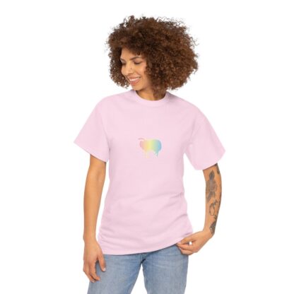 Cotton Candy Sheep Unisex Heavy Cotton Tee - Image 11