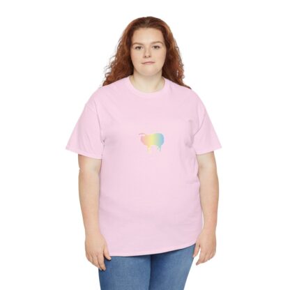 Cotton Candy Sheep Unisex Heavy Cotton Tee - Image 15