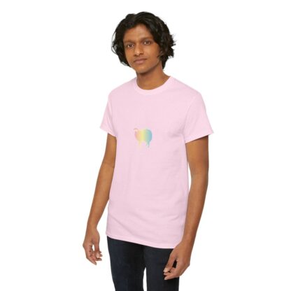 Cotton Candy Sheep Unisex Heavy Cotton Tee - Image 19