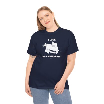 I LOVE THE EWENIVERSE Unisex Heavy Cotton Tee - Image 255