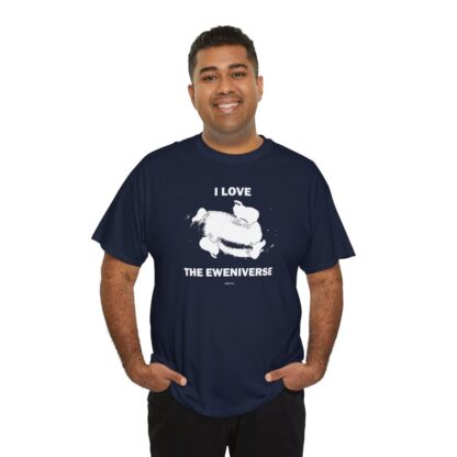 I LOVE THE EWENIVERSE Unisex Heavy Cotton Tee - Image 260