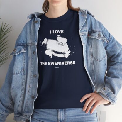 I LOVE THE EWENIVERSE Unisex Heavy Cotton Tee - Image 266