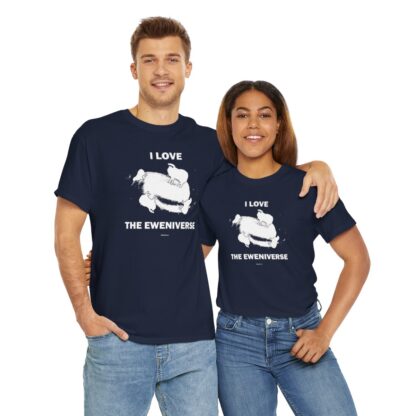 I LOVE THE EWENIVERSE Unisex Heavy Cotton Tee - Image 267