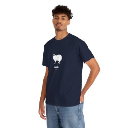 meh. Sheep Unisex Heavy Cotton Tee - Image 257