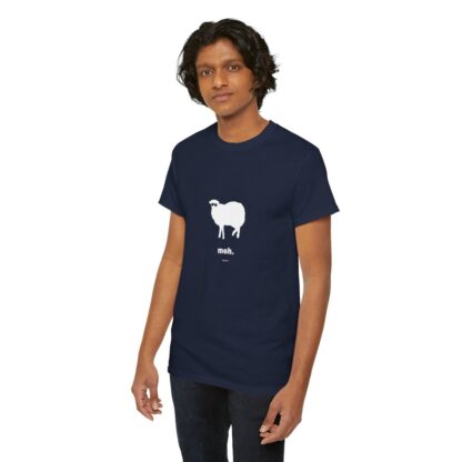 meh. Sheep Unisex Heavy Cotton Tee - Image 262