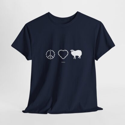 PEACE LOVE SHEEP Unisex Heavy Cotton Tee - Image 271