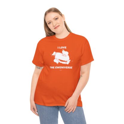 I LOVE THE EWENIVERSE Unisex Heavy Cotton Tee - Image 66